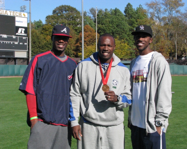 Jason Heyward (Atlanta Braves), C.J. Stewart (Founder/CEO L.E.A.D., Inc.), Dexter Fowler (Colorado Rockies)