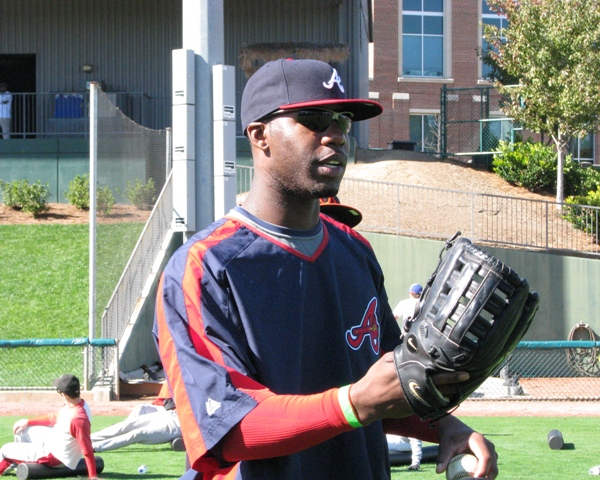 Jason Heyward (Atlanta Brave and 2009 Minor League Player of The Year) at L.E.A.D.'s 2009 Celebrity Clinic at Georgia Tech